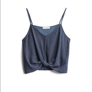 Lush Devon Knot Front Cami Blouse